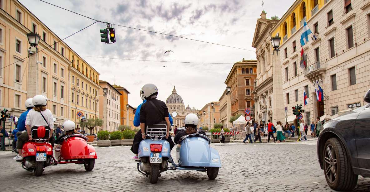 Afternoon Vespa Sidecar Tour with Gourmet Gelato Stop - Gear and safety you’ll actually notice (in a good way)