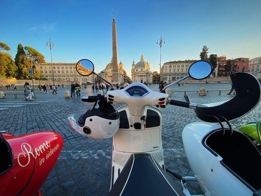 Afternoon Vespa Sidecar Tour with Gourmet Gelato Stop - Headphones and live narration: the difference between seeing and understanding