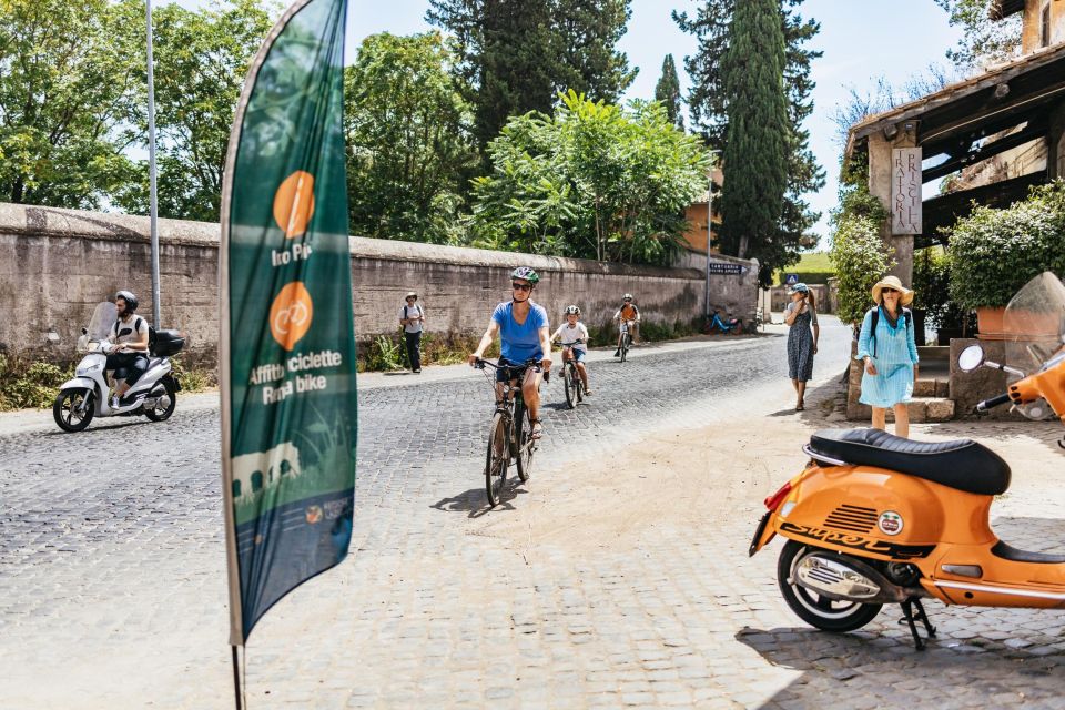Appia Antica & Aqueducts e-Bike Tour - Official Provider - Cecilia Metella and the Fortress Story on a Lava Plateau