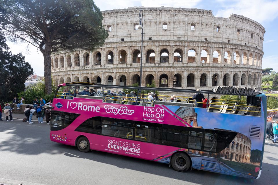 Colosseum Escorted Entrance Combo Pass with Open Bus - Meeting Point at Colle Oppio Park (and the One Date That Matters)