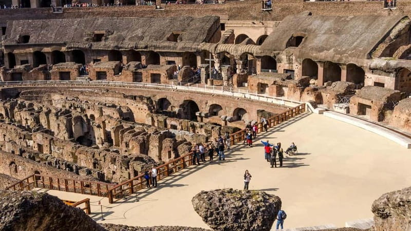 Colosseum Underground All Access Tour with Ancient Rome - Palatine Hill: emperors, elite residences, and big Forum views