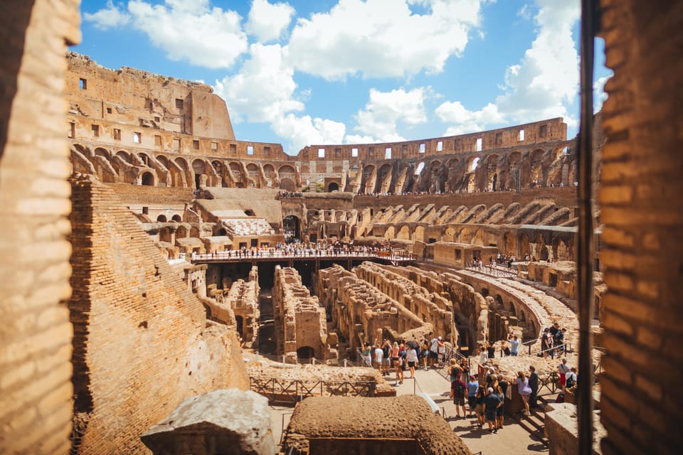 Colosseum with Arena Floor & Ancient Rome, Semi-Private Tour - Victor Emmanuel Monument to the Roman Forum excavation zone