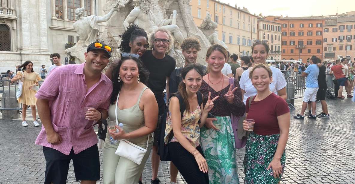 Delicious Roman dinner & Juicy Roman history - Theatre of Pompey: assassination history plus limoncello shots