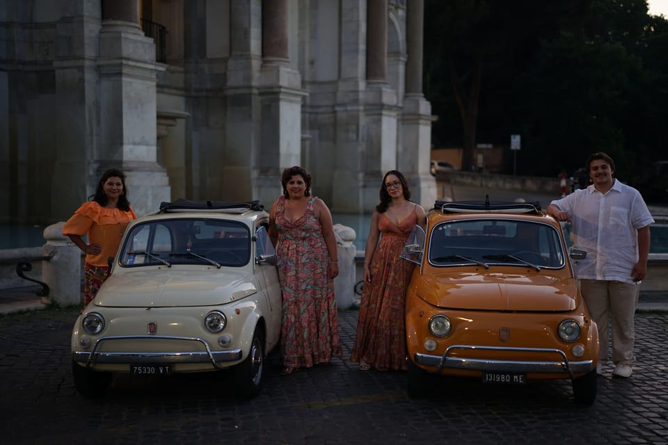 Explore Rome in Style by A Vintage Car Fiat 500 Tour - Price and Value: $108.75 for a Vintage Car Highlight Tour