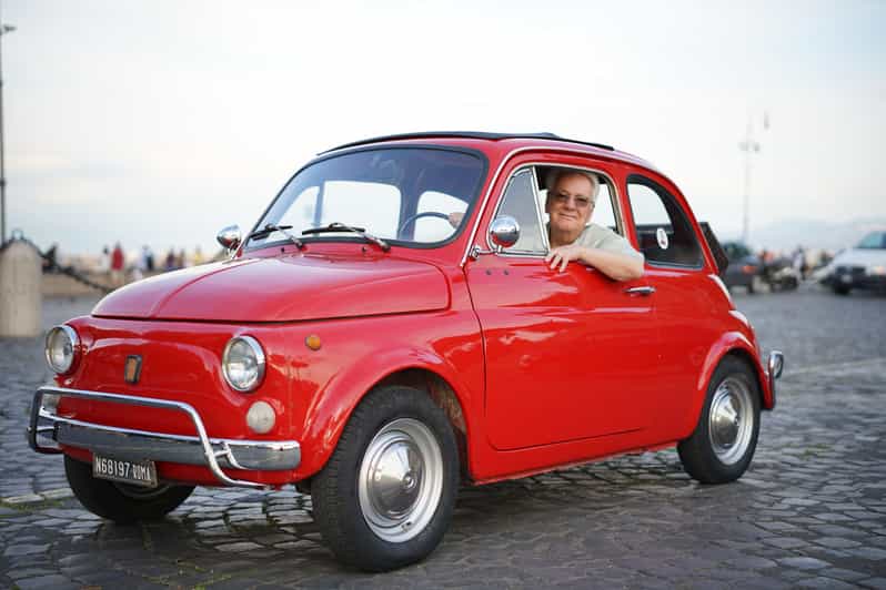 Explore Rome in Style by A Vintage Car Fiat 500 Tour - Giardino degli Aranci and the Overlook Above Circus Maximus