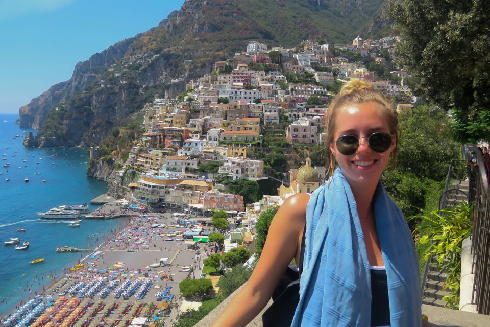 From Rome: Day Trip to the Amalfi Coast and Positano - Positano first: lanes, boutiques, black rocky beach, and local food stops