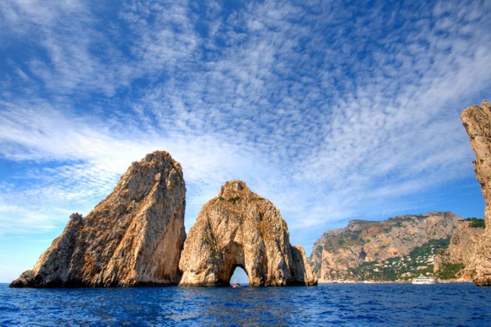 From Rome: High Speed Train Transfer and Boat Tour of Capri - The return cruise and limoncello tasting