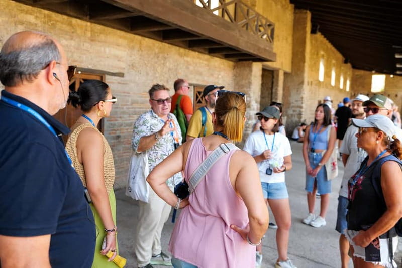 From Rome: Pompeii Ruins Tour with Expert Guide & Fast Train - Entry and rain reality: how to make the ruins comfortable