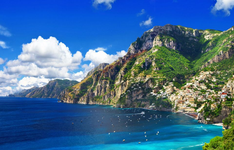From Rome: Sorrento/Positano Amalfi Coast Private Tour - Positano with 2 hours: shopping, beach time, and the good kind of chaos