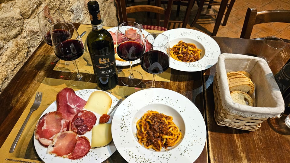 From Rome: Tuscany, Montepulciano Tour with Wine & Lunch - Leaving Rome with Wi-Fi, headsets, and a packed schedule