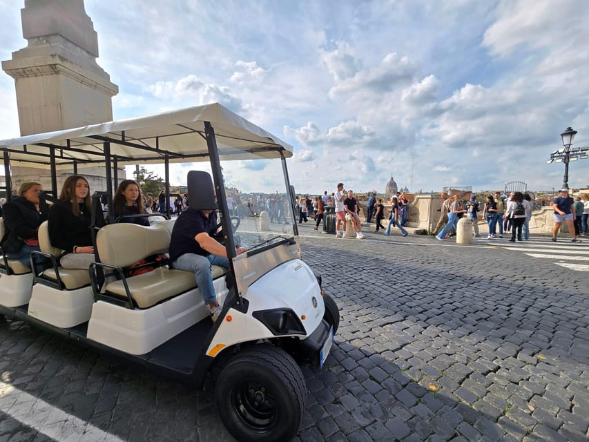 Golf Cart Tour of Rome: 3h with local guide and Gelato - Key things to know before you ride
