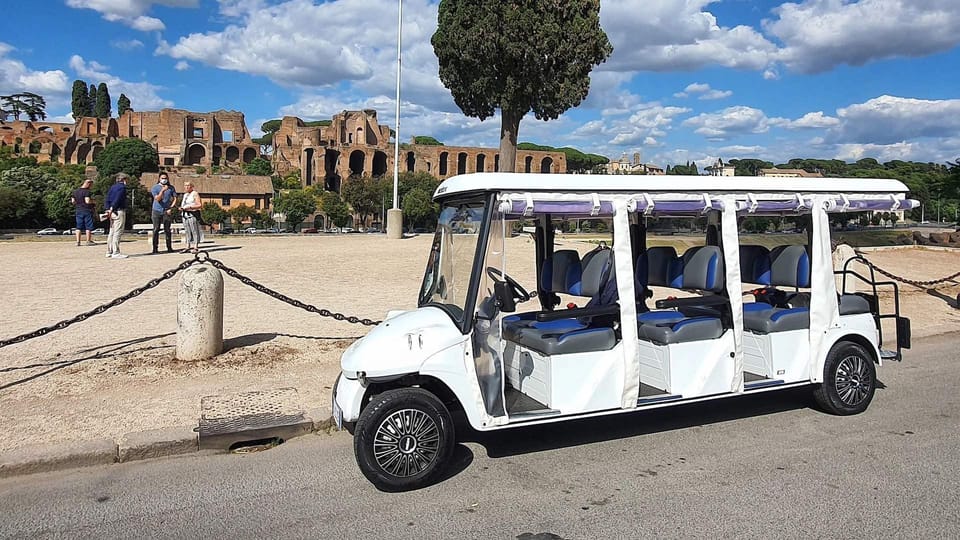 Golf Cart Tour of Rome: 3h with local guide and Gelato - Colosseum by road: iconic, but with the right expectations