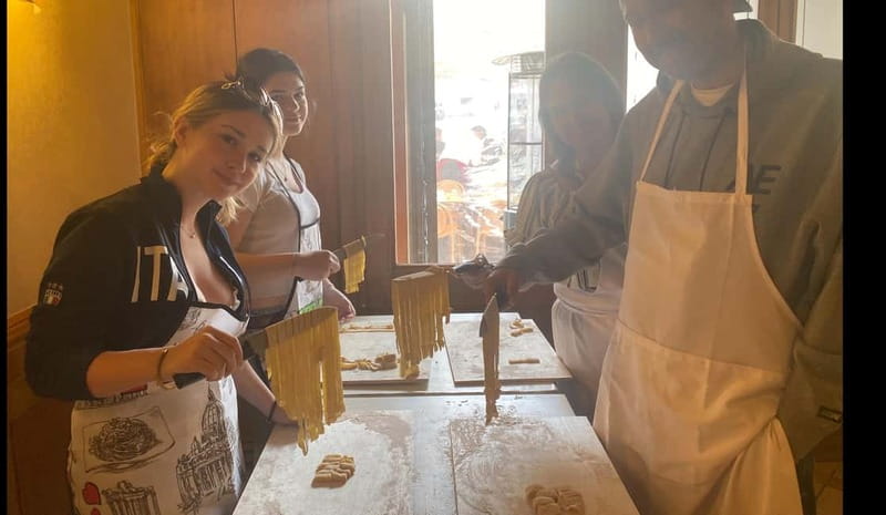Hands-On Pasta & Tiramisu Class near Colosseum - Ristorante Massenzio Ai Fori: Your Cooking-First Starting Point