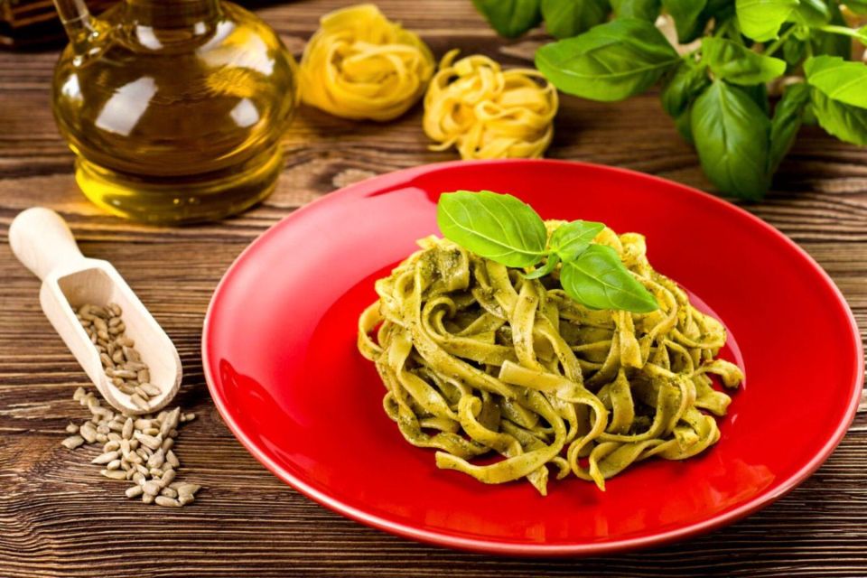 Pasta Cooking Class with Pesto Sauce Making in Rome Center - Key highlights at a glance