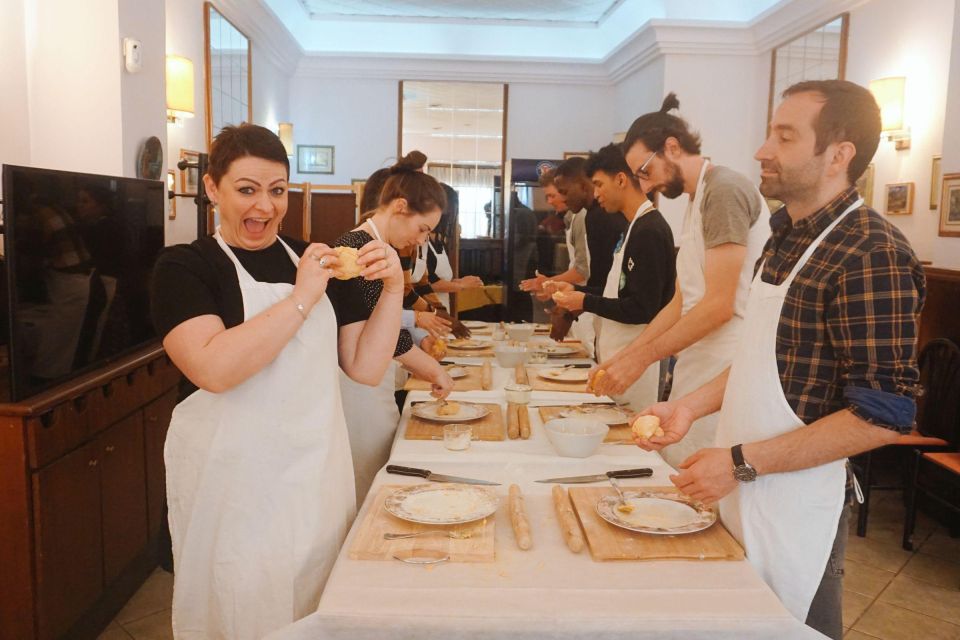 Pasta Cooking Class with Pesto Sauce Making in Rome Center - The Classroom to Dining Table Switch: Bruschetta, Drinks, and a Real Meal