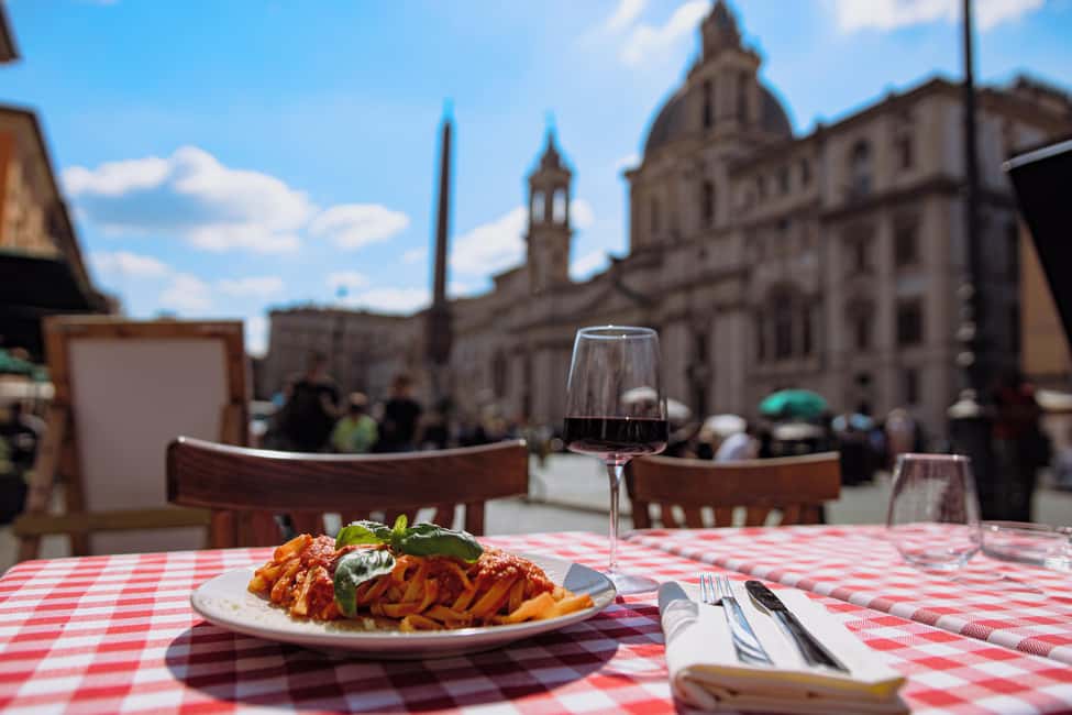 Ravioli Cooking Class in Rome - Piazza Navona - Making the dough and rolling by hand