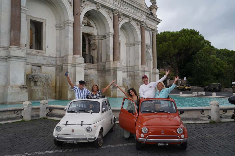 Roma: Fiat500 & Aperol Spritz Photo tour - Key Highlights You’ll Notice Fast