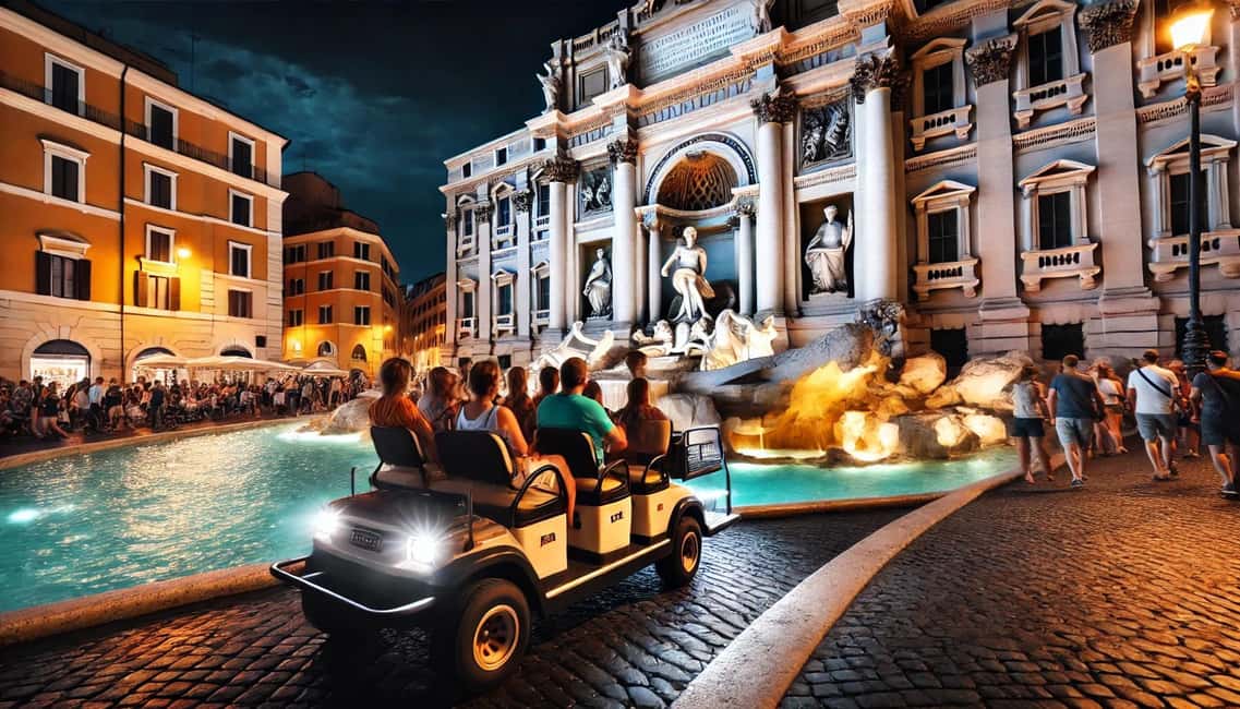 Roma: Golf Cart Night Tour - Why an electric golf cart works so well for Rome after dark