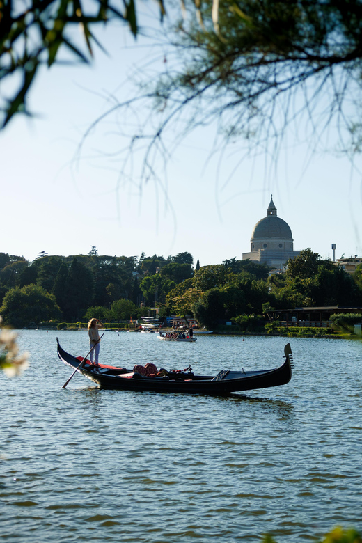 Roma: The one and only Roma Gondola tours on the lake! - A Real Venetian Gondola, Right on Rome’s EUR Lake