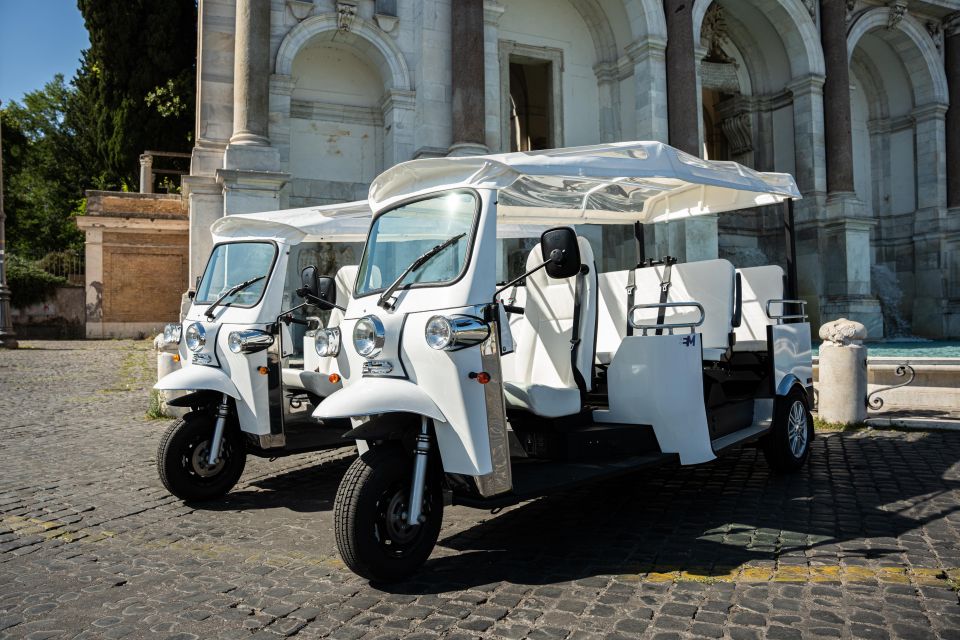 Rome: 2-Hour Vip Tuk-tuk tour with Hotel Pickup and Prosecco - Colosseum first: quick, guided, and built for orientation