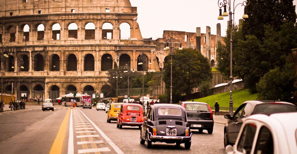 Rome: 3-Hour City Tour by Vintage Fiat 500 - Why Rome looks different from a Fiat 500