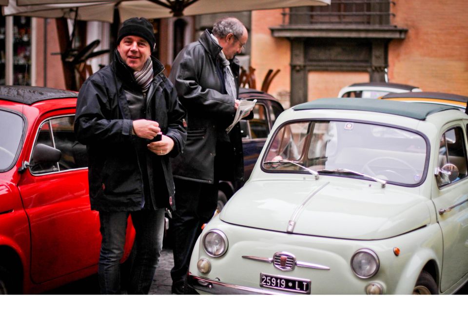 Rome: 3-Hour City Tour by Vintage Fiat 500 - Past the Colosseum and Roman Forum without the tour-bus squeeze