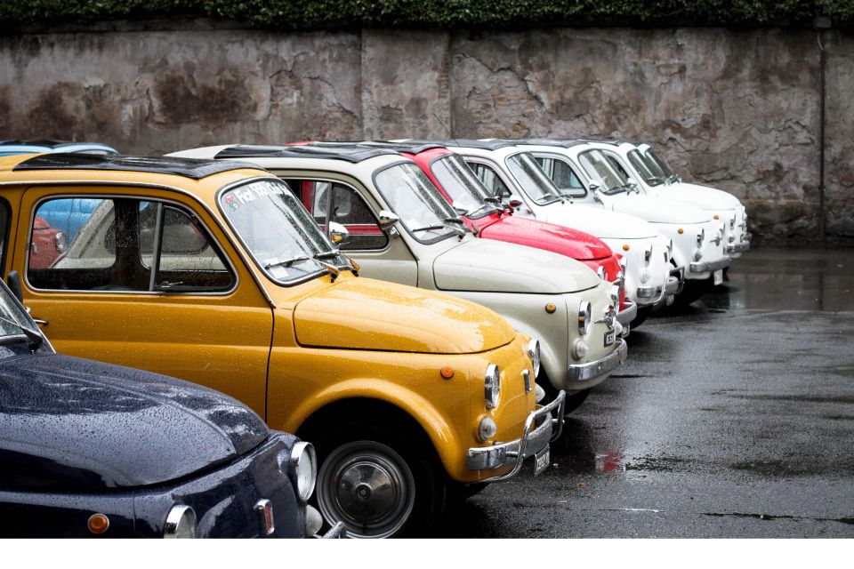 Rome: 3-Hour City Tour by Vintage Fiat 500 - St. Peter’s Basilica from the road
