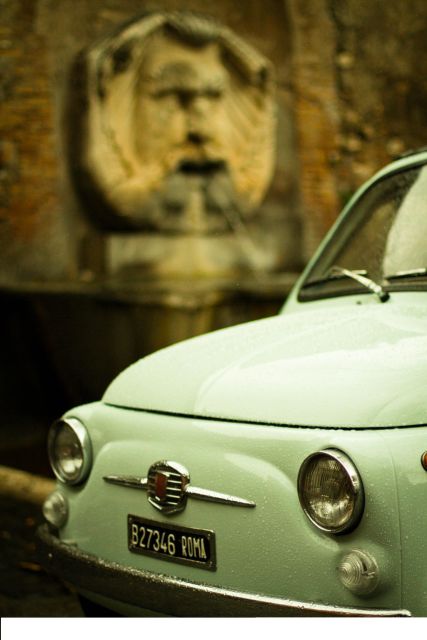 Rome: 3-Hour City Tour by Vintage Fiat 500 - Hotel pickup to a 3-hour style city loop