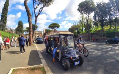 Rome: 3-Hour Panoramic Luxury Golf Cart Tour - The Colosseum-area start: your quick Rome context lesson