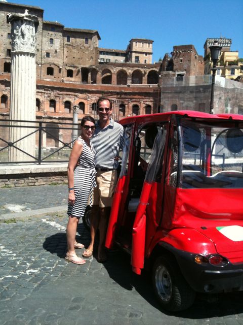 Rome: 4-Hour Private Afternoon Golf Cart City Tour - Spanish Steps: where the cart helps you work the crowds