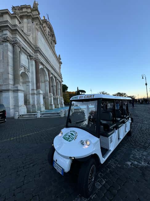 Rome: 6 hoursDaily Private Golf Cart Tour with typical lunch - Piazza di Spagna and the Spanish Steps: classic Rome, handled efficiently
