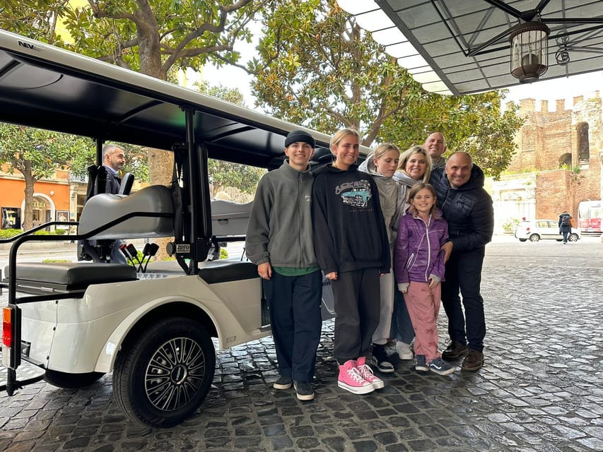 Rome: 7 Hour Full City Tour in Golf Cart with Catacombs - Spanish Steps, Circus Maximus, and Colosseum Pass-By Power