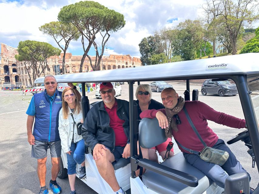 Rome: 7 Hour Full City Tour in Golf Cart with Catacombs - How the Day Starts: Hotel Pickup, Espresso, and Getting Oriented