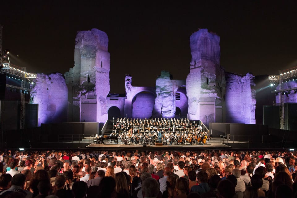 Rome: A Night at the Opera - Baths of Caracalla - Caracalla at 9:00 P.M.: an open-air La Traviata setting