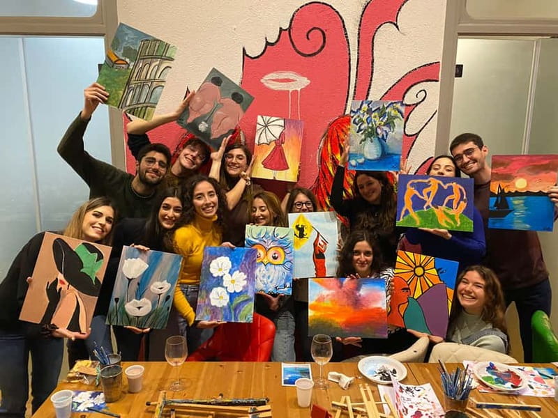 Rome: Afternoon Paint and Sip Experience in Piazza Navona - Finding the Studio Off Piazza Navona (Buzz 112 and Head to the First Floor)