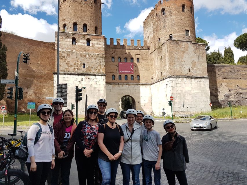 Rome: Appian Way Aqueducts Bike Tour (UPG Catacombs & Lunch) - Caffarella Park and Ninfeo di Egeria: Green Space With Legends Attached