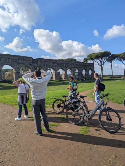 Rome: Appian Way, Aqueducts, & Catacombs E-Bike Guided Tour - The ride basics: e-bikes, helmets, and the real skill level