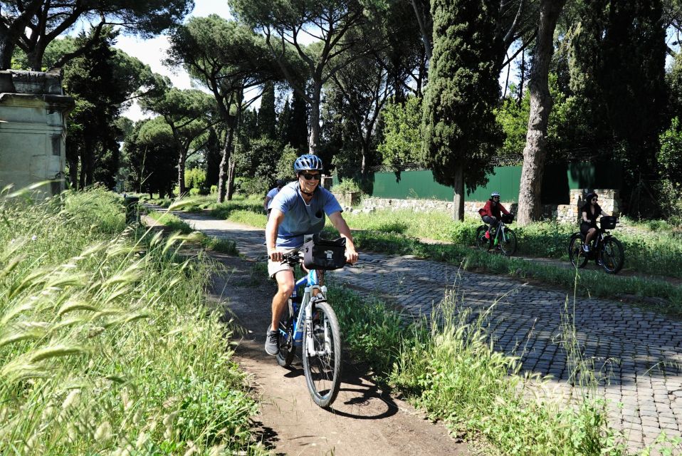 Rome: Appian Way, Catacombs & Roman Aqueducts Top EBike Tour - The Ancient Appian Way Stretch: Open Air, Fewer Crowds
