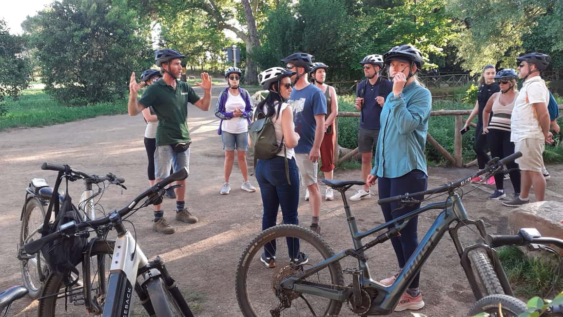 Rome: Appian Way E-Bike Tour Catacombs, Aqueducts & Picnic - Parco della Caffarella and Egeria’s spring: an Italian pause with a story