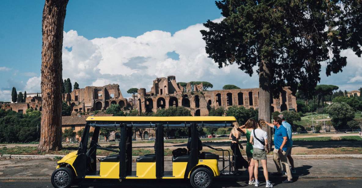 Rome: Appian Way Golf Cart Tour with Roman Catacombs Entry - Meet by the Pantheon, then get out to the Appian Way