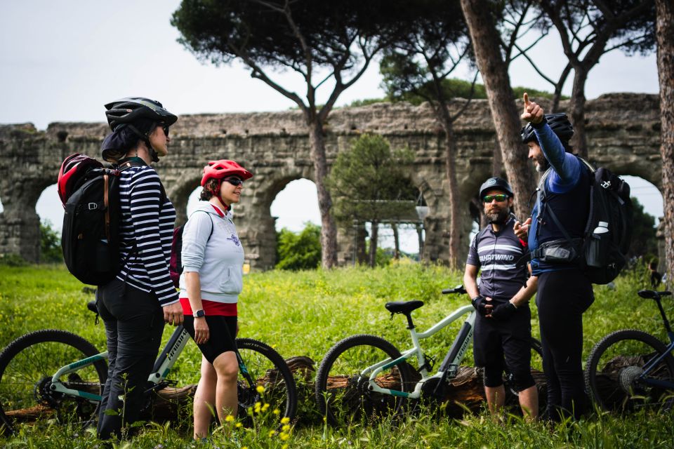 Rome: Appian Way Guided Tour on E-Bike with italian Aperitif - Villa di Massenzio and Cecilia Metella: where the road starts telling stories