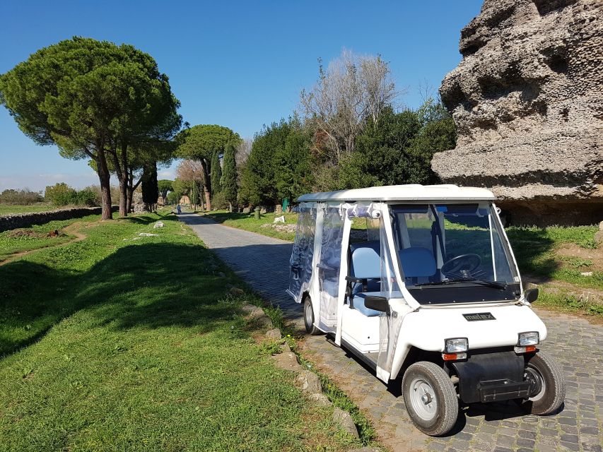 Rome: Appian Way Private Tour by Golf Cart -Official Partner - How the optional catacombs fit in