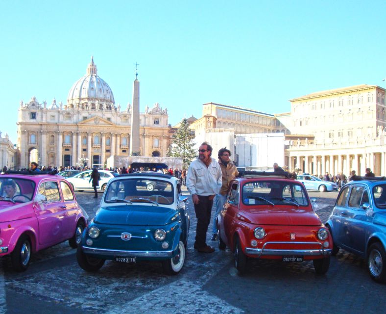 Rome: Aventine Hill Tour in Vintage Fiat 500 Convoy - Aventine Hill and the Garden of Lovers: where the city opens up