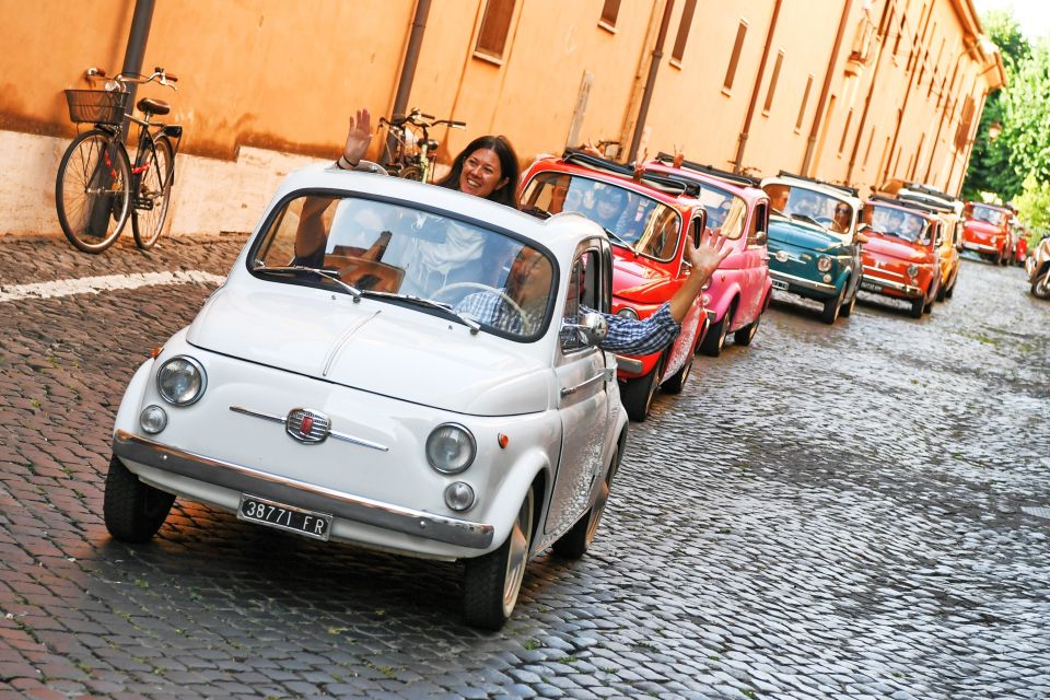Rome: Aventine Hill Tour in Vintage Fiat 500 Convoy - Price and value: does $164.26 make sense for what you get?