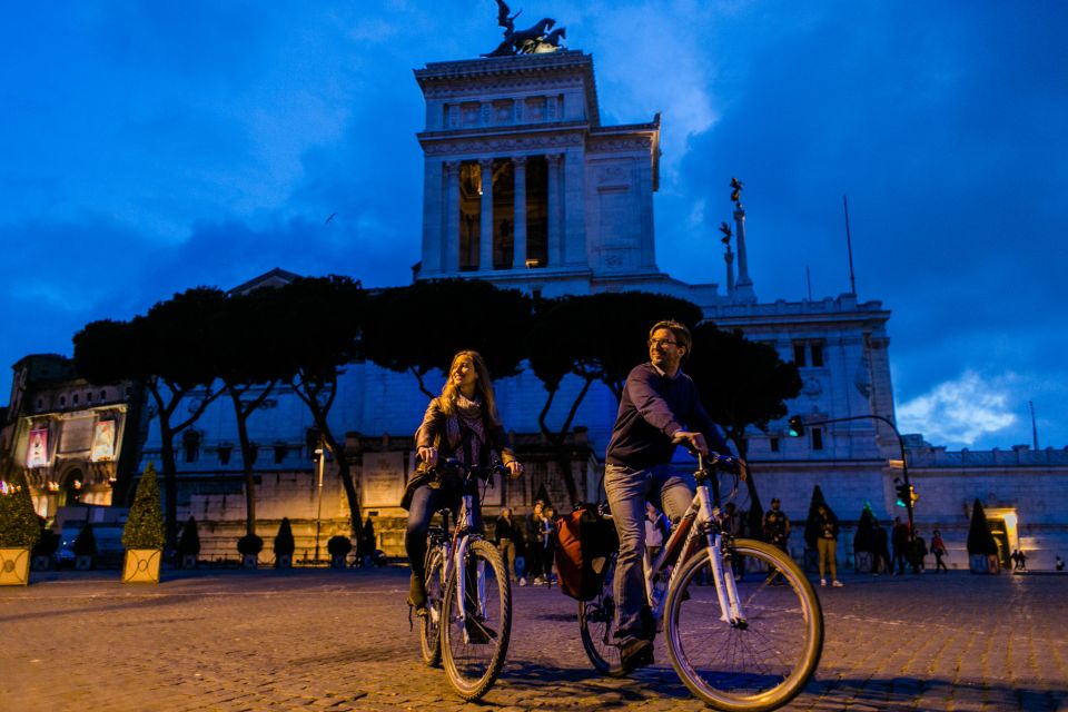 Rome by Night: 3-Hour Bike Experience - Spanish Steps and back-street riding: how you get views plus variety