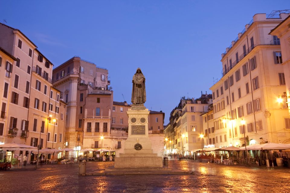 Rome By Night: Small Group E-Bike Tour - The Pantheon stop: a calmer moment with a huge presence
