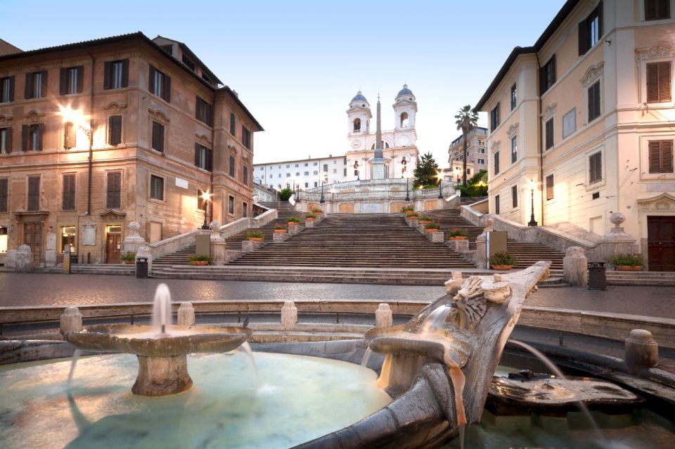 Rome By Night: Small Group E-Bike Tour - Spanish Steps: seeing the iconic viewpoint without the daytime hassle