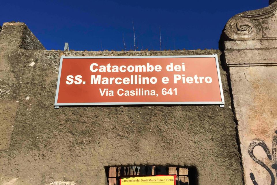 Rome: Catacombs of Saints Marcellino and Pietro Guided Tour - What the 30 minutes actually feels like