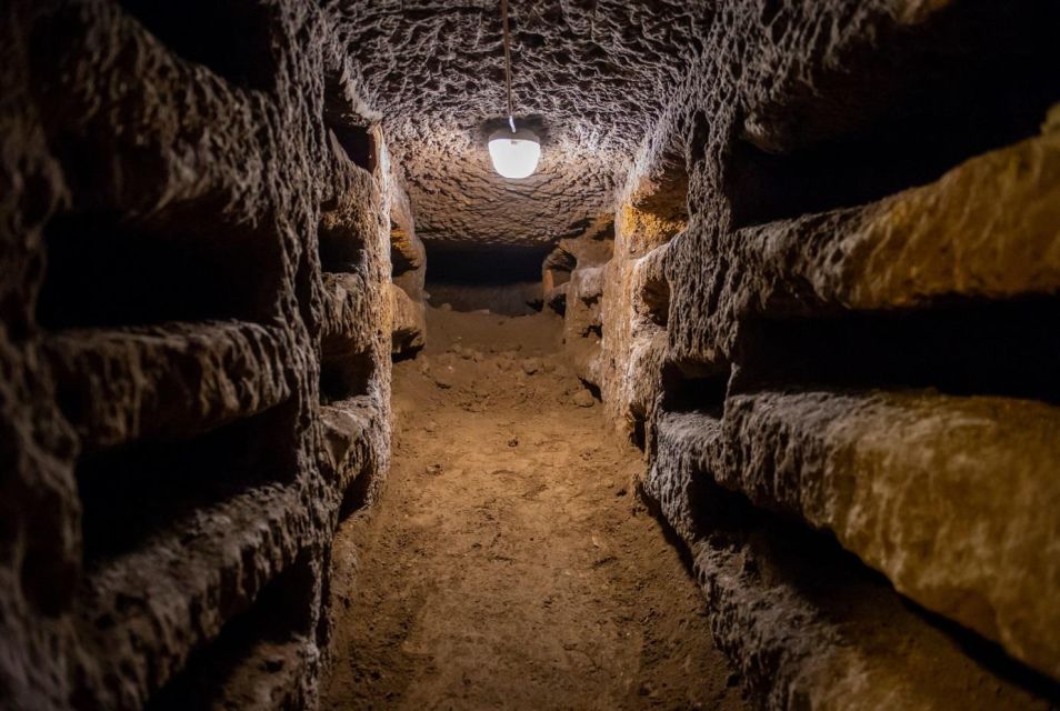 Rome Catacombs Underground Small Guided Tour with Transfer - What’s Not Included: Plan for Snacks and Light Packing