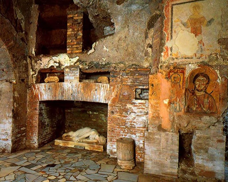 Rome Catacombs Underground Small Guided Tour with Transfer - Getting Underground: The Official Cemetery and the Names That Matter